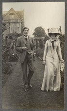 Edward William Horner; Lady Ottoline Morrell NPG Ax140128