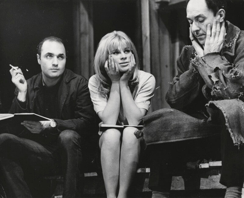 Julie christie with members of birmingham repertory theatre npg x194464