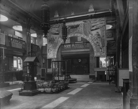 Interior of the fifth Arts and Crafts Society Exhibition at the New Gallery (Central Hall) NPG x200690