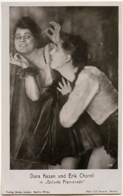 Dora kasan and erik charell in 'galante promenade' npg x139702