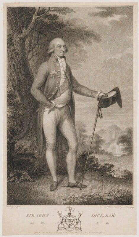 Sir john dick, bt npg d35172