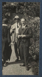 Elfrida de la Mare (née Ingpen); Gilbert Spencer; Walter de la Mare NPG Ax141613