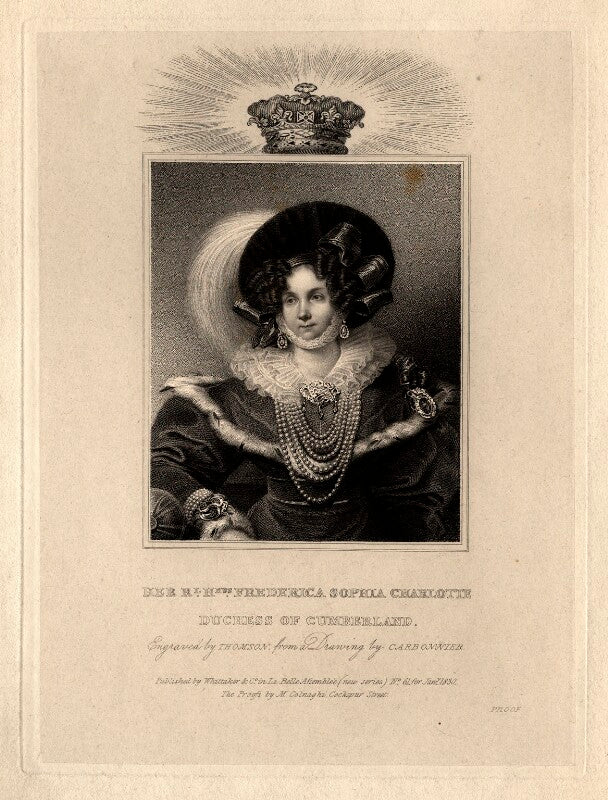 Frederica of mecklenburg strelitz, duchess of cumberland and queen of hanover npg d10834