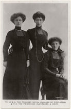 Princess Alexandra, Princess Arthur of Connaught; Princess Louise, Duchess of Fife; Princess Maud, Countess of Southesk NPG x193228