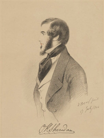 Charles Kinnaird Sheridan NPG D47467