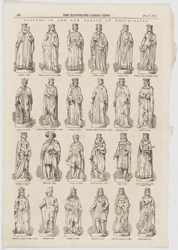 'statues in the new palace at westminster' npg d47365