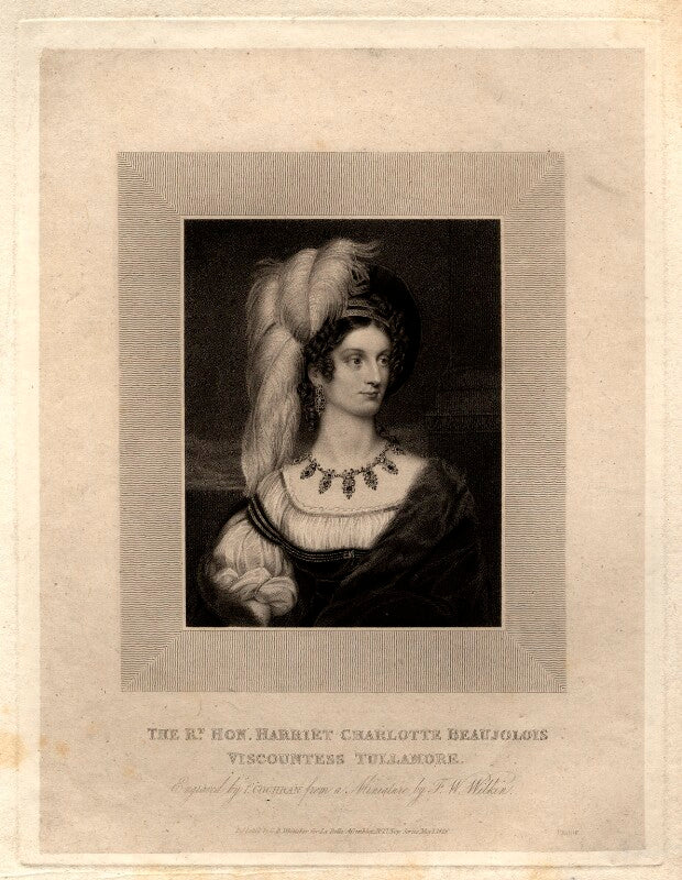 Harriet charlotte beaujolois (née campbell), countess of charleville when viscountess tullamore npg d2052