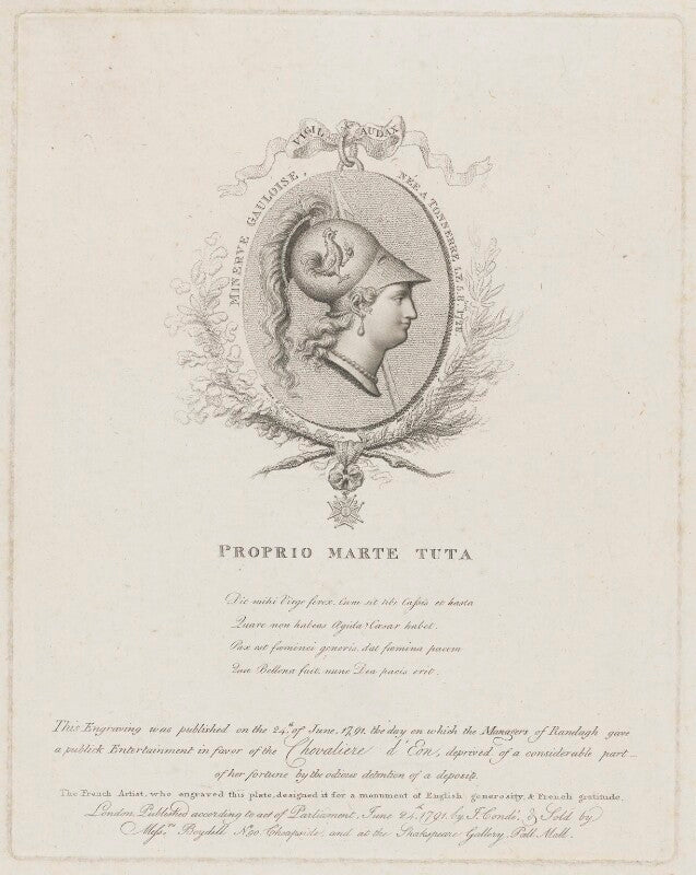 Chevalier d'eon npg d48172