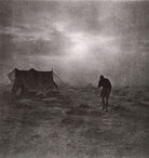 Officer in a desert sandstorm NPG x40593