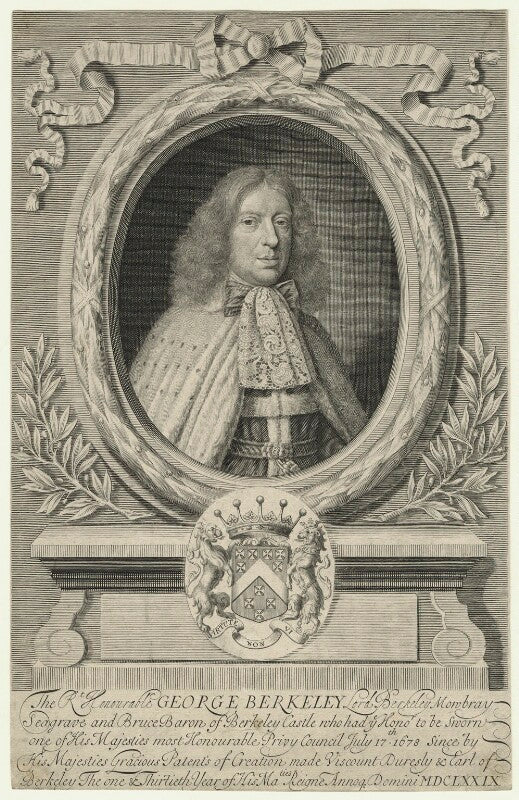 George berkeley, 1st earl of berkeley npg d21578