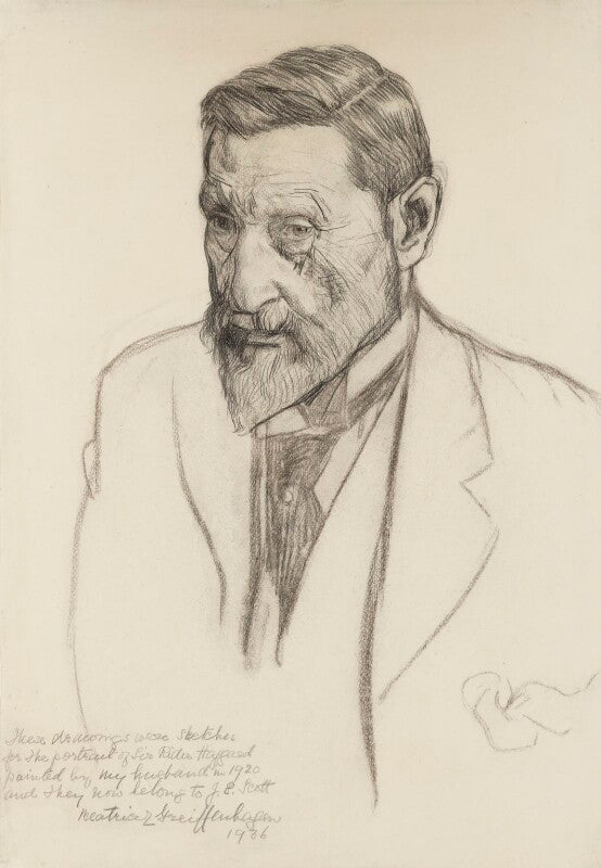 Sir (henry) rider haggard npg 5576