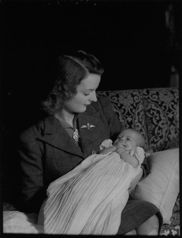 Angela margaret (née beaufort), lady walker; sir victor stewart heron walker, 6th bt npg x178553