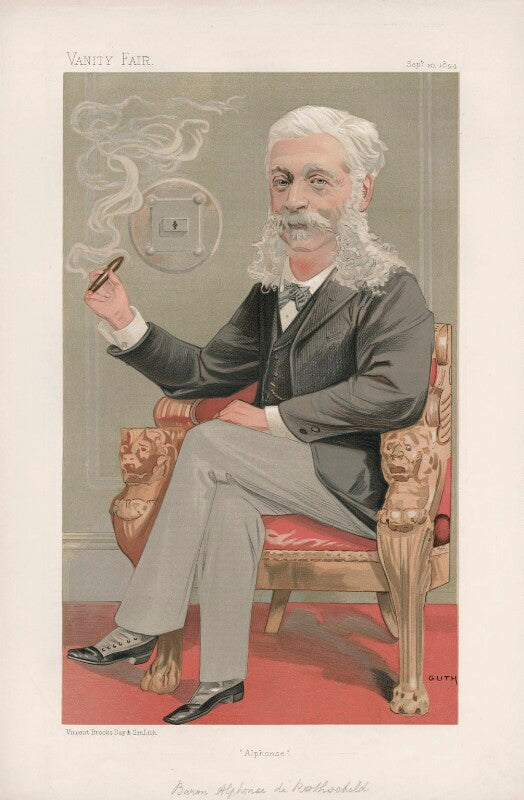(mayer) alphonse james rothschild ('men of the day. no. 597.') npg d44717