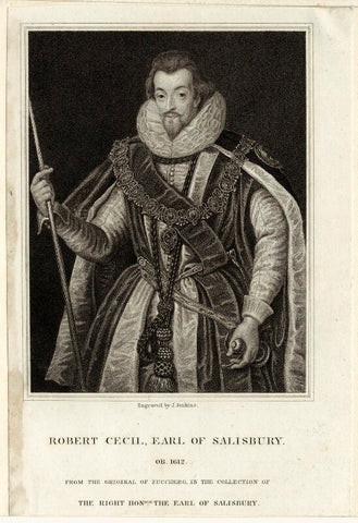 Robert Cecil, 1st Earl of Salisbury NPG D25758