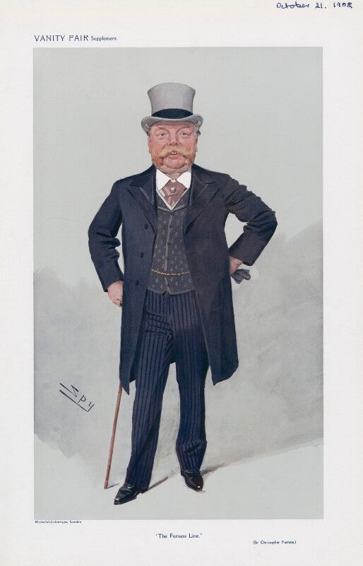Christopher furness, 1st baron furness ('men of the day. no. 1141. "the furness line."') npg d45455