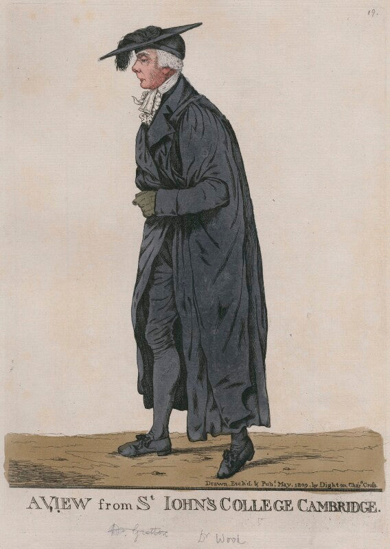 James wood ('a view from st john's college, cambridge') npg d8814