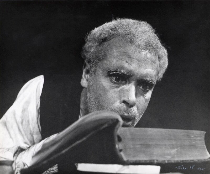 Patrick magee as krapp in 'krapp's last tape' npg x127347