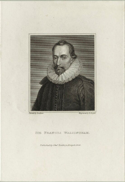 Sir Francis Walsingham Portrait Print – National Portrait Gallery Shop