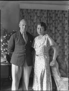 William Stephen Richard King-Hall, Baron King-Hall; Kathleen Amelia (née Spencer), Lady King-Hall NPG x34674