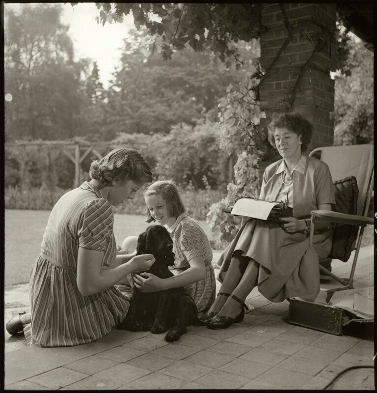 Enid blyton; gillian mary baverstock (née pollock); imogen pollock npg x128508
