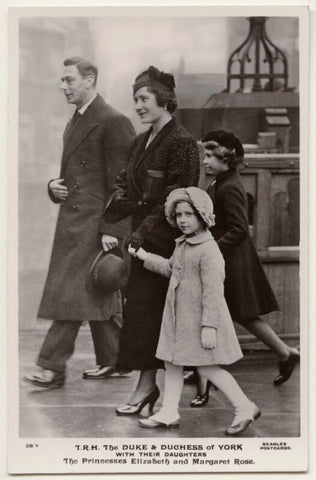 King George VI; Queen Elizabeth, the Queen Mother; Princess Margaret; Queen Elizabeth II NPG x193003