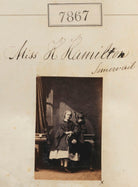 Miss H. Hamilton NPG Ax57706