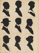 Tourists on the West Pier, Brighton (?J.M. Hawes; W.A. Thomas; E.F. Beadle; J.M. Scott (Torquay); Sidney Little; N.H. Rosive; C.B. Roscoe; W.A. Thomas; E.M. Mitchell) NPG D46686