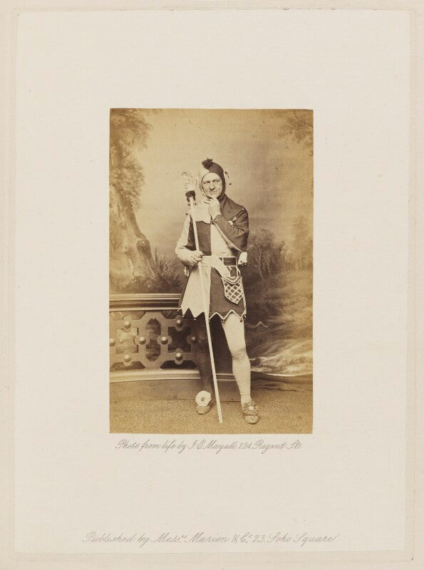 Henry compton (charles mackenzie) as touchstone in 'as you like it' npg ax27682