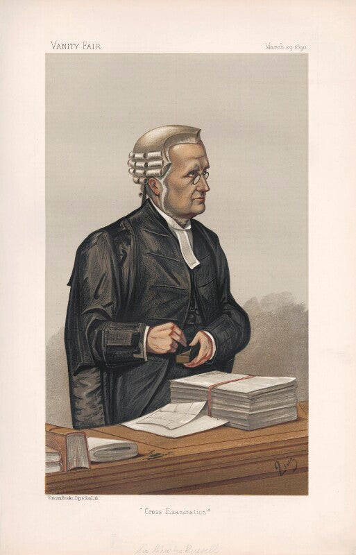 Charles arthur russell, 1st baron russell of killowen ('statesmen. no. 570.') npg d44483