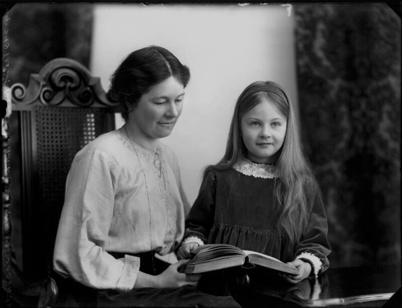 Lettice fisher (née ilbert); mary letitia somerville bennett (née fisher) npg x154373