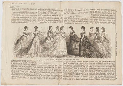 'Paris fashions for January: The Empress and her ladies' (including Eugénie, Empress of France) NPG D48034