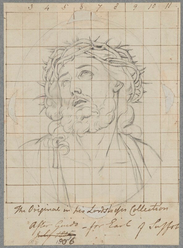 Head of christ crowned with thorns npg d17395