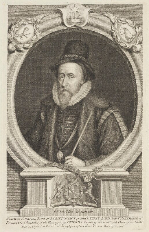 Thomas sackville, 1st earl of dorset npg d19223