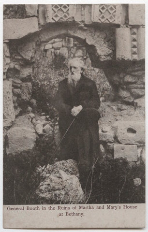 'General Booth in the Ruins of Martha and Mary's House at Bethany' NPG x136277