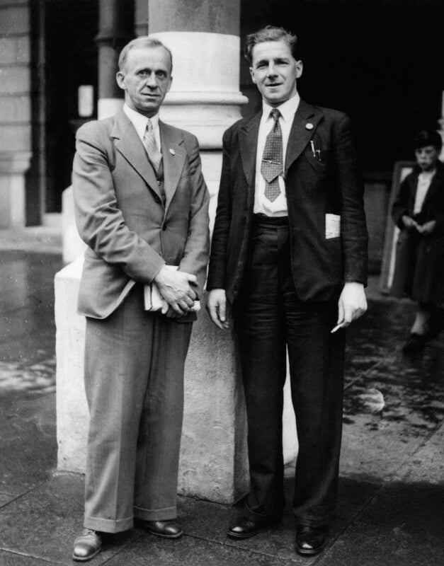 Victor grayson hardie feather, baron feather; m.m. falin npg x88288