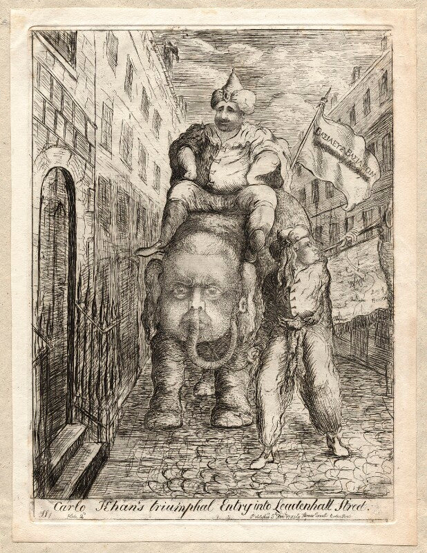 'carlo khan's triumphal entry into leadenhall street' npg d9748