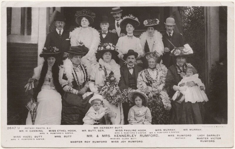 Dame clara ellen butt and robert henry kennerley rumford with their family npg x196290