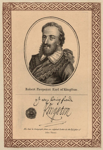 Robert Pierrepont (Pierrepoint), 1st Earl of Kingston-upon-Hull NPG D27043