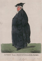 'A view from Jesus College, Oxford' (possibly David Hughes; formerly called John Hughes) NPG D13281