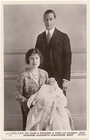 'T.R.H. The Duke and Duchess of York and daughter Princess Elizabeth Alexandra Mary' NPG x193258