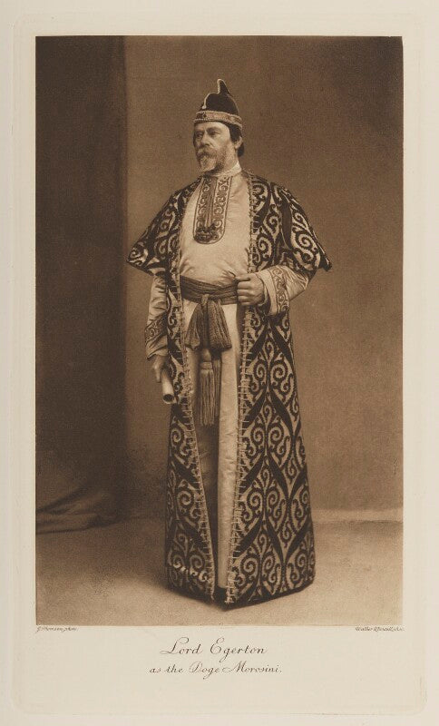 Wilbraham egerton, 1st earl egerton of tatton as the doge morosini npg ax41145