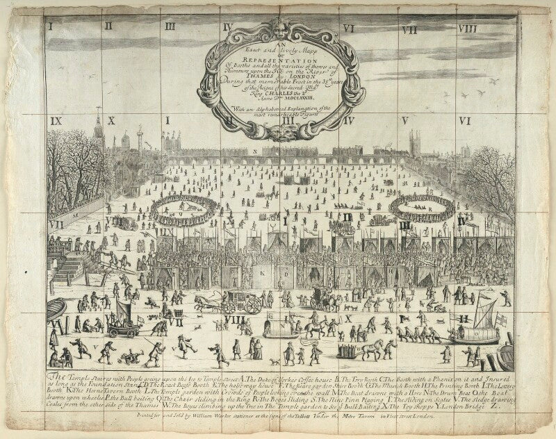 The thames frost fair, 1683 npg d22983