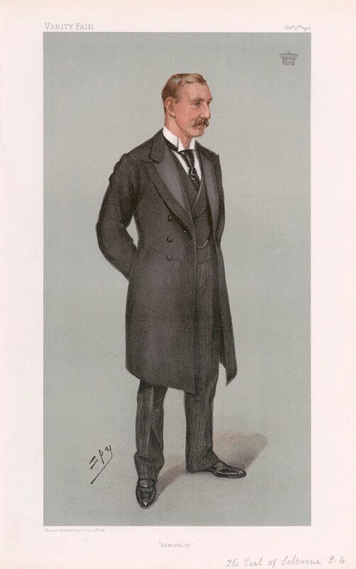 William waldegrave palmer, 2nd earl of selborne ('statesmen. no. 741.') npg d45086