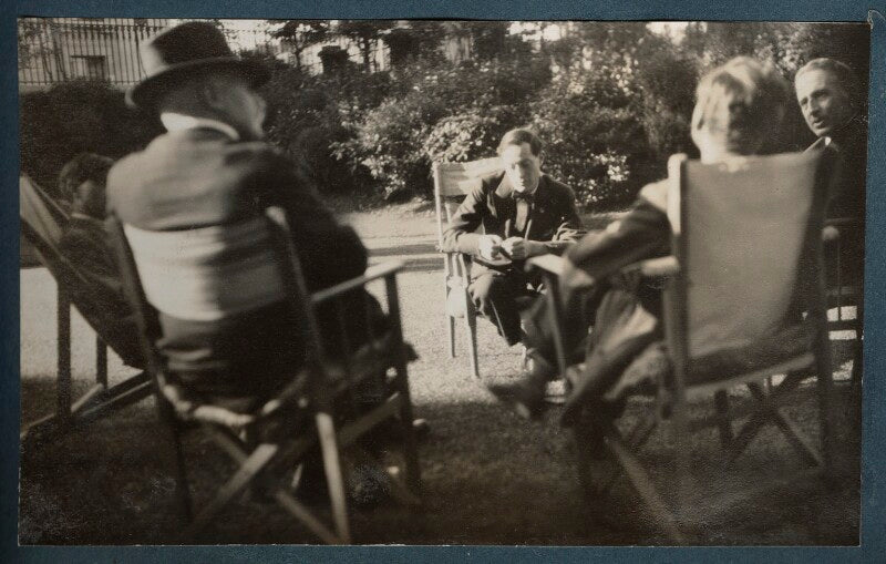 Gilbert spencer; lord henry cavendish bentinck; duncan grant; raymond mortimer; philip edward morrell npg ax143169