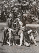 Godfrey Elton, 1st Baron Elton of Headington; Dedi Hartmann; Rodney Elton, 2nd Baron Elton of Headington NPG x84142