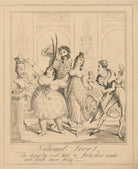 National Love! (Princess Caroline of Brunswick-Wolfenbüttel; Bartolomeo Pergami; Pauline (née Bonaparte), Princess Borghese) NPG D17898b