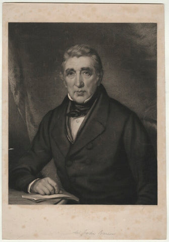 Sir John Barrow, 1st Bt NPG D649