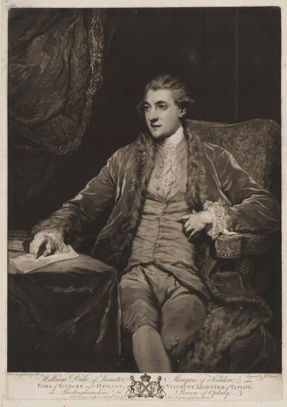 William robert fitzgerald, 2nd duke of leinster npg d37289