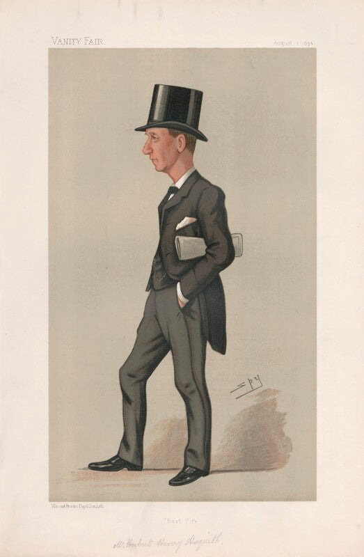 Herbert henry asquith, 1st earl of oxford and asquith ('statesmen. no. 582. "east fife."') npg d44553