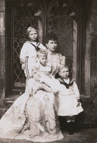 'The Duchess of York with Princes Edward and Albert and Princess Mary' NPG x199339